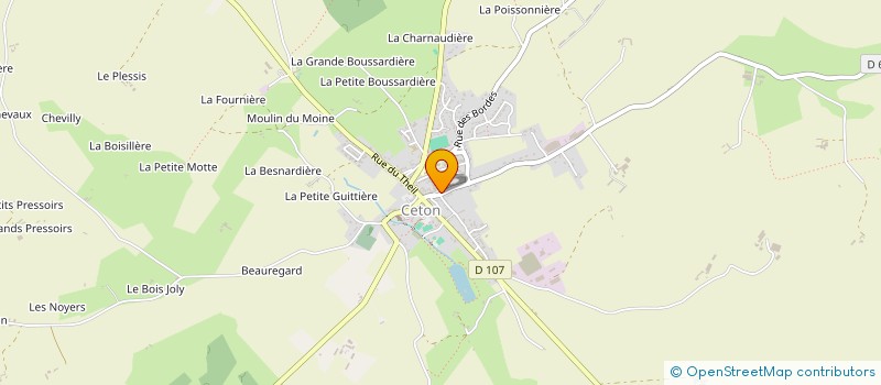 localisation de l'entreprise SCI MTJ à CETON