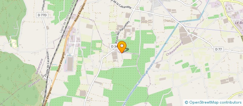 localisation de l'entreprise SCI MTJ VERDUN CAMILLE  GRAVESON