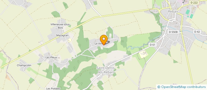 localisation de l'entreprise SCI MTJC  SAINT-DENIS-LES-REBAIS