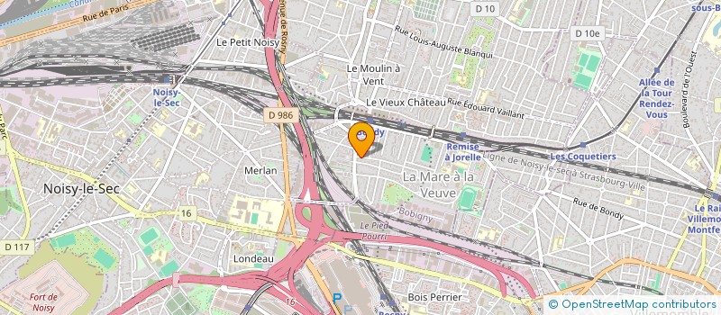 localisation de l'entreprise SCI MTK  BONDY