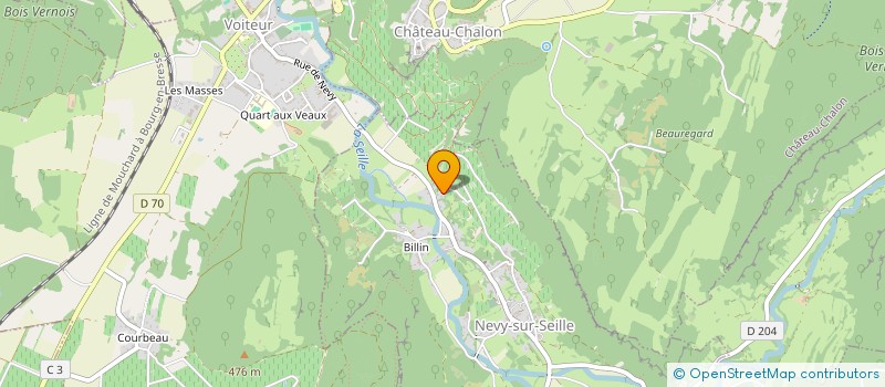 localisation de l'entreprise SCI MTKL  NEVY-SUR-SEILLE