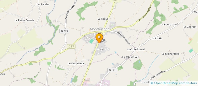 localisation de l'entreprise SCI MTKL  MONTHUCHON