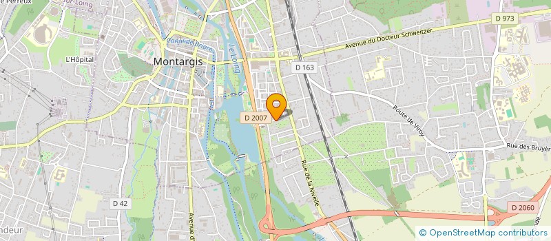 localisation de l'entreprise SCI MTM à MONTARGIS