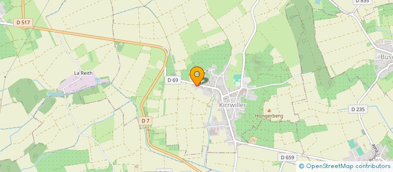 localisation de l'entreprise SCI MTM  KIRRWILLER