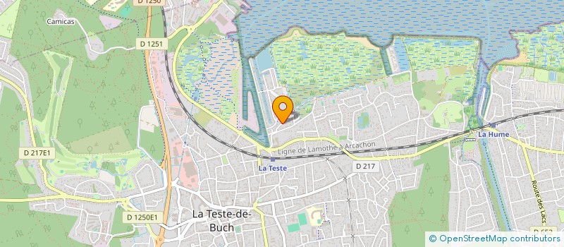 localisation de l'entreprise SCI MTM DU BASSIN à LA TESTE-DE-BUCH