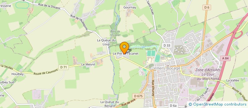 localisation de l'entreprise SCI MTO  VILLERS-BOCAGE