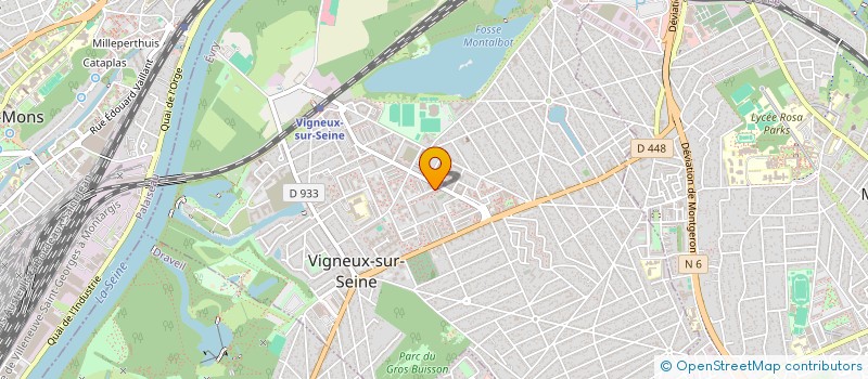localisation de l'entreprise SCI MTOUAA à VIGNEUX-SUR-SEINE