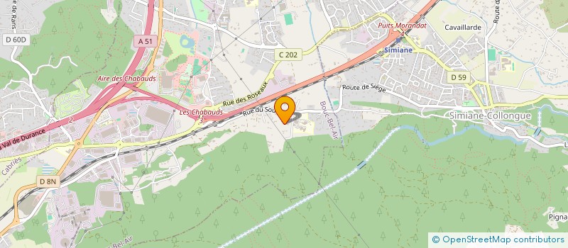 localisation de l'entreprise SCI MTP à BOUC-BEL-AIR