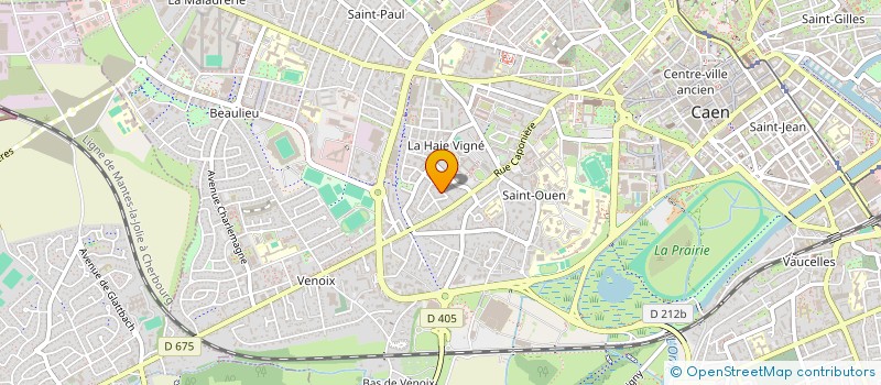 localisation de l'entreprise SCI MTP INVEST à CAEN
