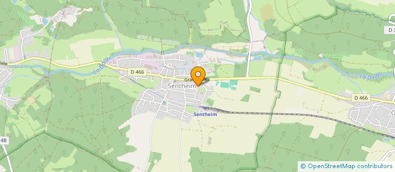 localisation de l'entreprise SCI MTR  SENTHEIM