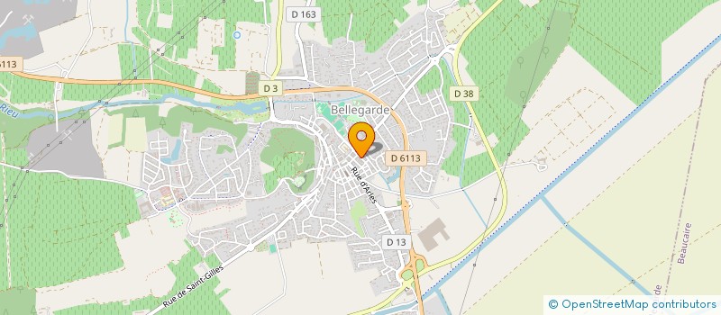 localisation de l'entreprise SCI MTS à BELLEGARDE