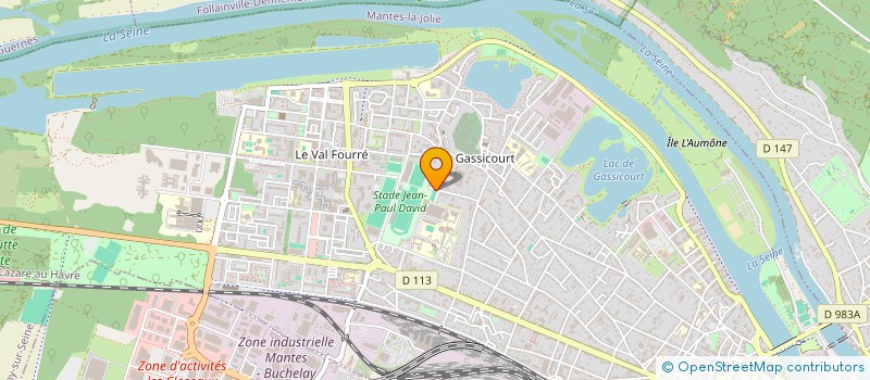 localisation de l'entreprise SCI MTS  MANTES-LA-JOLIE