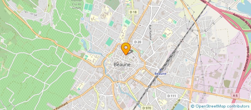 localisation de l'entreprise SCI MTT à BEAUNE