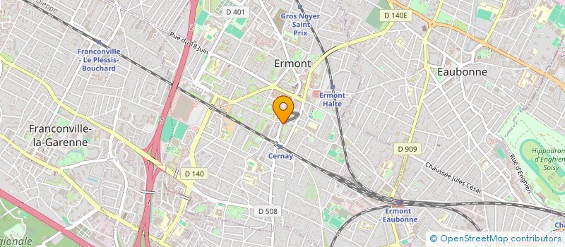 localisation de l'entreprise SCI MTTC à ERMONT