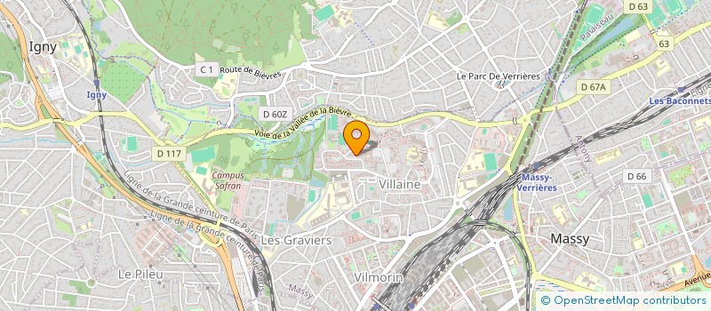 localisation de l'entreprise SCI MTTT à MASSY