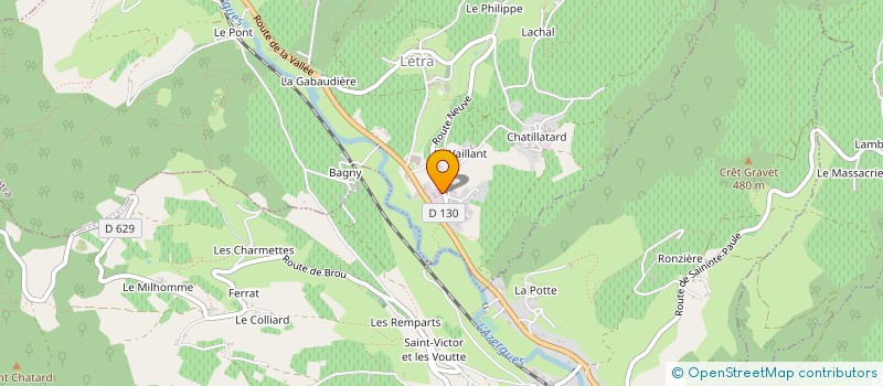 localisation de l'entreprise SCI MTV  FRONTENAS