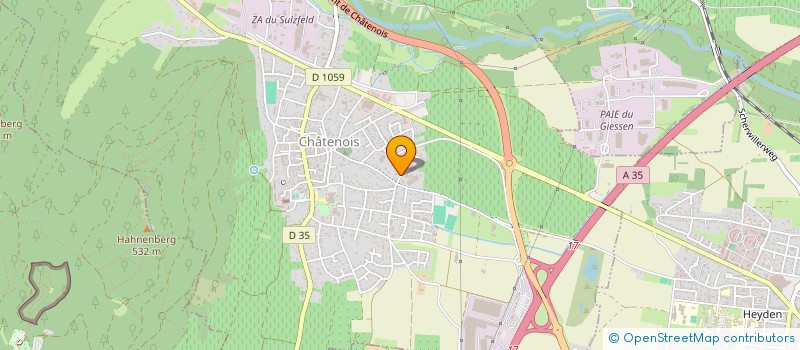 localisation de l'entreprise SCI MTX 80  CHATENOIS