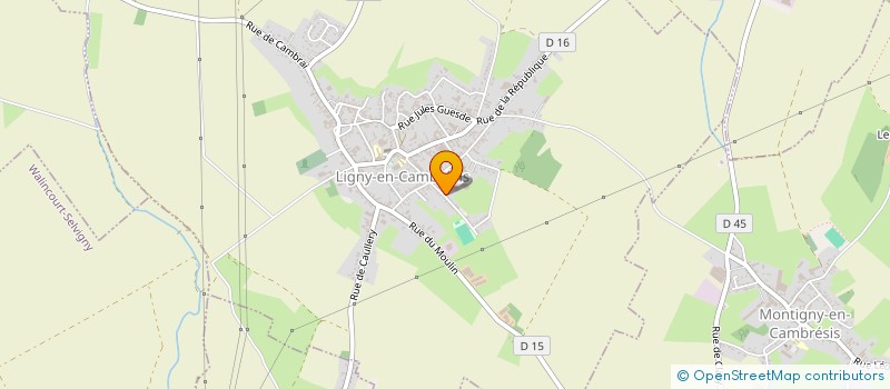 localisation de l'entreprise SCI MTY  LIGNY-EN-CAMBRESIS