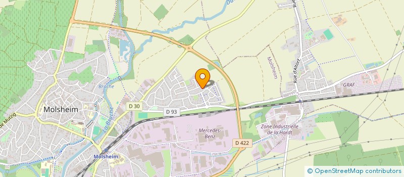 localisation de l'entreprise SCI MUAL19  MOLSHEIM