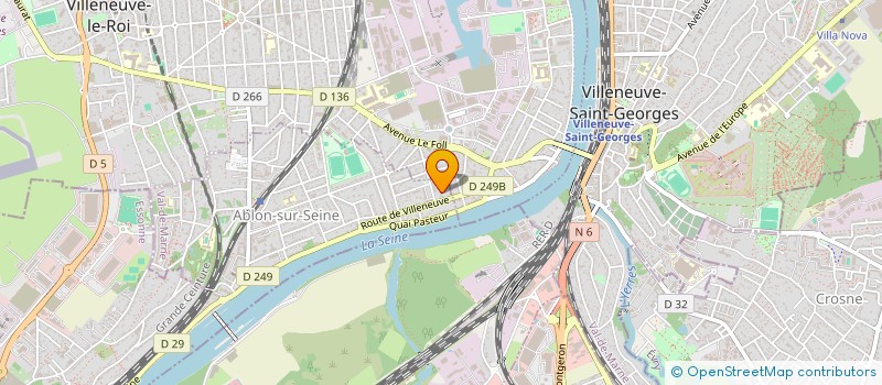 localisation de l'entreprise SCI MUCCI  ABLON-SUR-SEINE