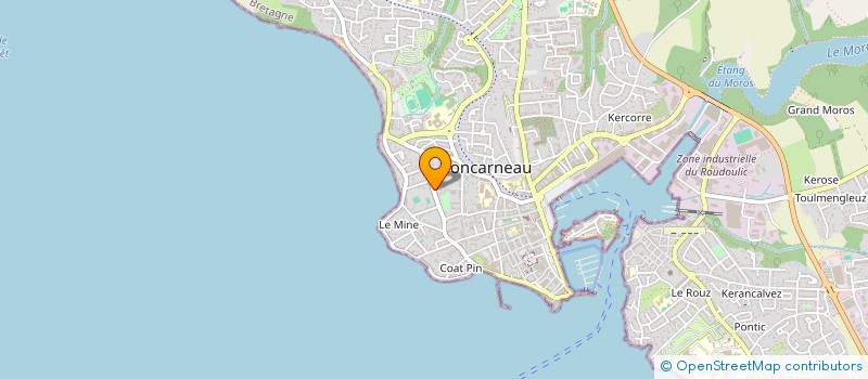 localisation de l'entreprise SCI MUCKY  CONCARNEAU