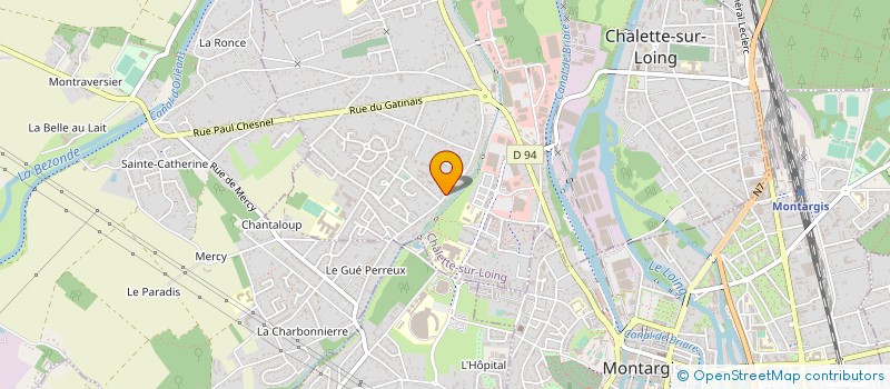 localisation de l'entreprise SCI MUDANCA DE CENA à CHALETTE-SUR-LOING
