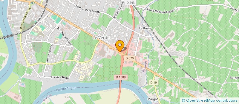 localisation de l'entreprise SCI MUDIYO  LIBOURNE