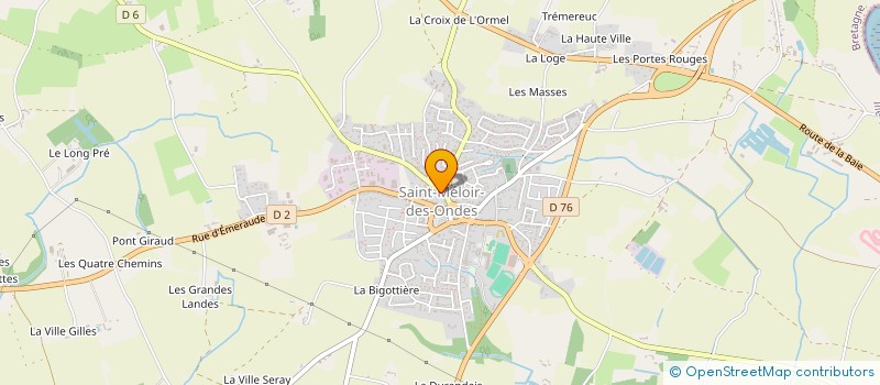 localisation de l'entreprise SCI MUFLAPI  SAINT-MELOIR-DES-ONDES