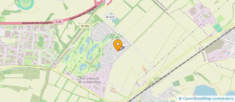 localisation de l'entreprise SCI MUFRADI  LA WANTZENAU