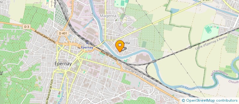 localisation de l'entreprise SCI MUGI à EPERNAY