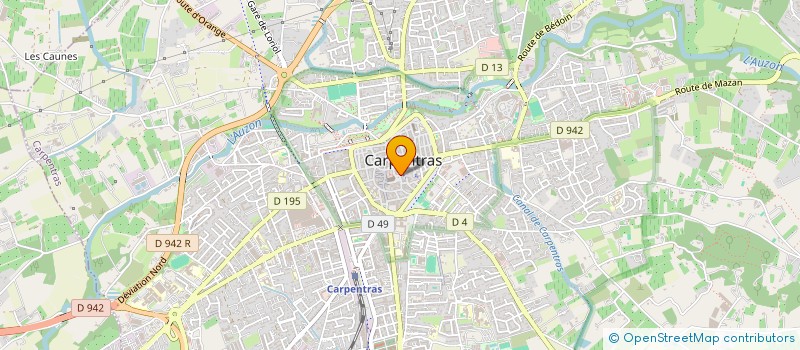 localisation de l'entreprise SCI MUGLER BARRET  CARPENTRAS