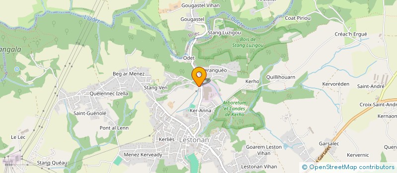 localisation de l'entreprise SCI MUGNIER RIVIERE  ERGUE-GABERIC