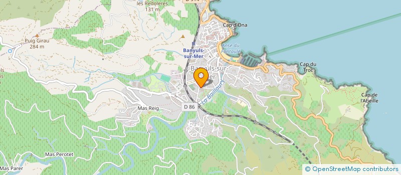 localisation de l'entreprise SCI MUGRI  BANYULS-SUR-MER