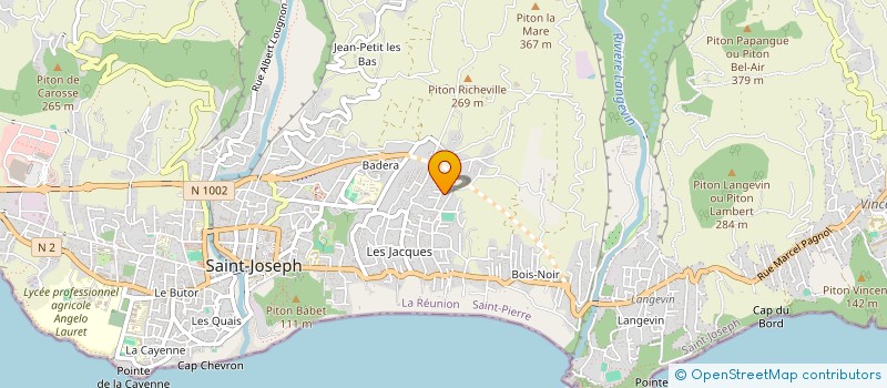 localisation de l'entreprise SCI MUGUE à SAINT-JOSEPH