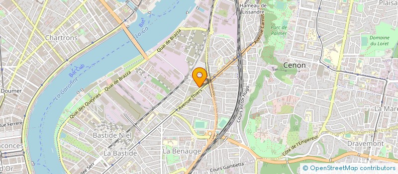 localisation de l'entreprise SCI MUGUET  BORDEAUX