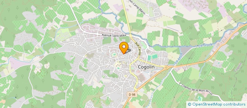 localisation de l'entreprise SCI MUGUET  COGOLIN
