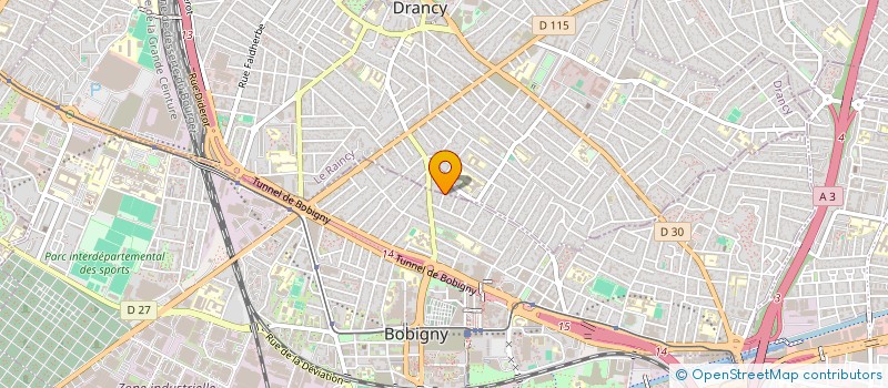 localisation de l'entreprise SCI MUGUET à DRANCY