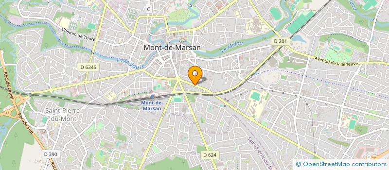 localisation de l'entreprise SCI MUHEPI à MONT-DE-MARSAN