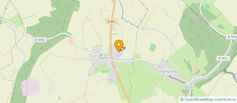 localisation de l'entreprise SCI MUHLMATT  METTING