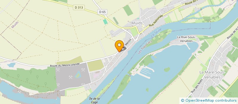 localisation de l'entreprise SCI MUIDS EN FRONSAC à MUIDS