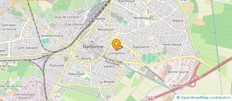 localisation de l'entreprise SCI MUIEUX à NARBONNE