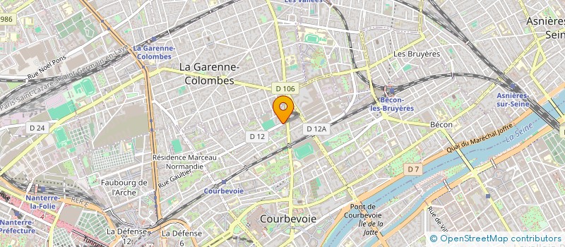 localisation de l'entreprise SCI MUJIM à COURBEVOIE