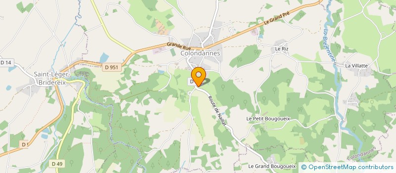 localisation de l'entreprise SCI MUKES  COLONDANNES
