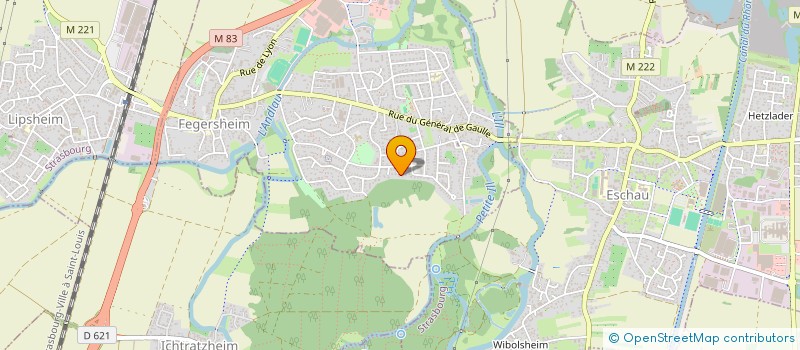 localisation de l'entreprise SCI MUKI  FEGERSHEIM