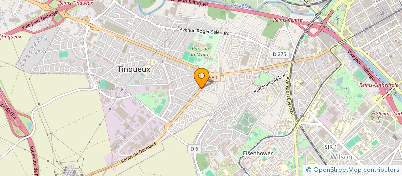 localisation de l'entreprise SCI MULA  TINQUEUX