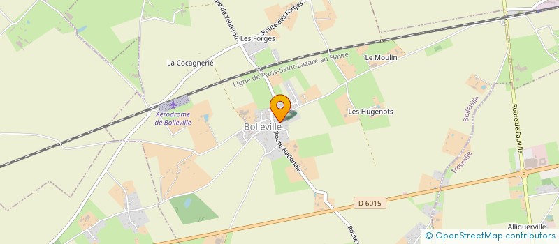 localisation de l'entreprise SCI MULAT  BOLLEVILLE