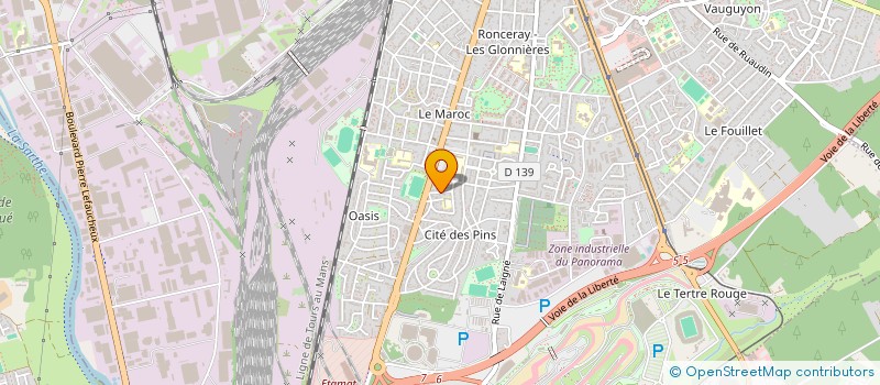 localisation de l'entreprise SCI MULAU  LE MANS