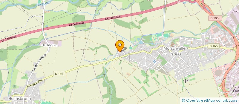 localisation de l'entreprise SCI MULHOUSE GARE DU NORD  MORSCHWILLER-LE-BAS