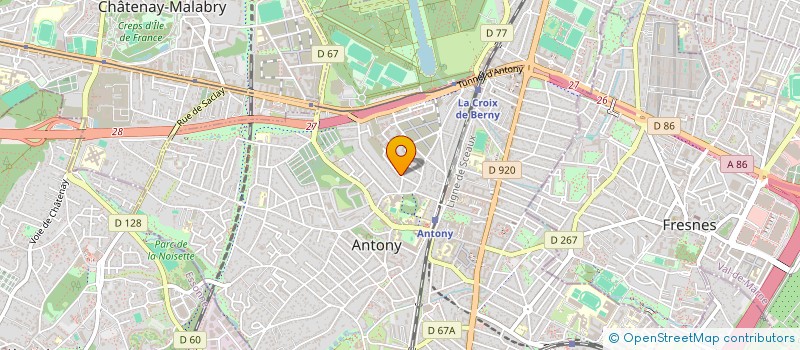 localisation de l'entreprise SCI MULHOUSE KGD à ANTONY