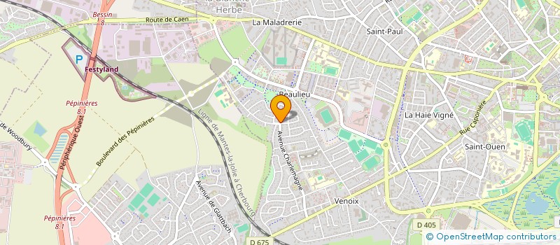 localisation de l'entreprise SCI MULIER à CAEN